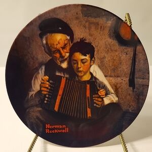 Norman Rockwell "The Music Maker" 1981 Collector Plate by Knowles 
